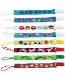 Uberming 8-Piece Fabric Pacifier Chains Set - Colorful Clips for Newborns | Unisex & Versatile Nipple Chains for Baby Girls & Boys - Buy Online on GoSupps.com