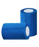 Cohesive Bandage - 12 Rolls x 10cm x 4.5m First Aid Sports Wrap Bandages Cobox Pet Vet Wrap Self Adherent Cohesive Bandages Himmelblau - Buy Online on GoSupps.com