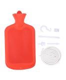 Home Klistier Bag Kit with Hose & Clamp - Silicone Shower & Enema Combo 2L for Intestinal Cleansing (Red) - Buy Online on GoSupps.com