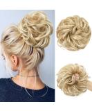 JJStar Large Botten Hair Part with Rubber Band | Hair Tie for Messy Buns & Ponytails | Dark Blonde & Beach Blonde Extensions for Women & Girls - Buy Online on GoSupps.com