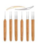 Dreadlock Crochet Hook Set - 8 Pcs Braid Hair Needle for Weaving and Dreadlocks - Buy Online on GoSupps.com