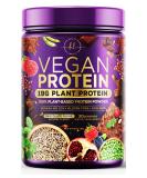 Vegan Protein Powder - Chocolate Fudge | 100% Plant-Based 3.4g BCAAs Non-GMO Easy Digesting 2 lbs (30 Servings - Buy Online on GoSupps.com