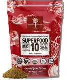 Organic Mushroom Powder Extract - Superfood 10 Supplement | 14x Stronger Immunity Booster 100% Pure USDA | Reishi, Chaga, Cordyceps, Shiitake, Lions Mane, Turkey Tail | Add to Coffee/Tea | 60g/2.12oz (Pack of 1) - Buy Online on GoSupps.com