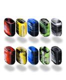 Leo 10pcs Rubber Fishing Reel Handle Grip Cover Non-Slip Knob Sleeve - 5 Pairs in Pack, 5 Mix Colors for Baitcaster or Spinning Reel - Buy Online on GoSupps.com