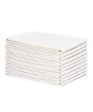 Kitchen towels made of organic cotton-10 pieces of organic cotton white tea towels-Extra large flour sac cotton tea towels-lint-free unbeatable white kitchen towels-68.6 x 68.6 cm (of course-natural cotton 10 - Buy Online on GoSupps.com