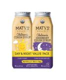 Maty's USDA Organic Children's Cough Syrup Day & Night Value Pack - Soothing Relief for Daytime & Nighttime Coughs with Immune Support - Natural Alternative - 2-6 fl oz - Buy Online on GoSupps.com