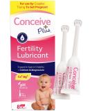 Conceive Plus Fertility Lubricant - pH Balanced, Calcium + Magnesium, Vaginal Moisturizer, Fertility Lube for Women, 8 x 4g Applicators - Buy Online on GoSupps.com