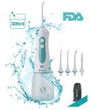 Buy Freshjoy Cordless Water Flosser - Portable Oral Irrigator 300ml IPX7 Waterproof FDA Approved 4 Jet Tips 3 Modes | Best for Home & Travel - Buy Online on GoSupps.com