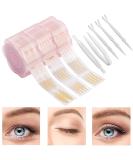 1800 Pieces Invisible Double Eyelid Tape - Waterproof Slide Tapes with Tweezers | Skin Color Eyelid Lifting | 3 Sizes Available - Buy Online on GoSupps.com