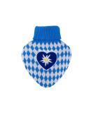 Hugo Frosch Heart Hot Water Bottle 1.0L with Knitted Bavaria Cover - Eco-Friendly Heat & Comfort - Buy Online on GoSupps.com