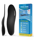 Orthotic Insoles for Plantar Fasciitis | Arch Support Shock Absorption Inserts for Men & Women | Relieve Heel & Foot Pain | Flat Feet Solution (Black M 8-8.5 / W 10-10.5 - Buy Online on GoSupps.com