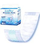 LivDry Incontinence Booster Pads: Extra Absorbent Protection for Adults - 20 Count Regular Length - Buy Online on GoSupps.com