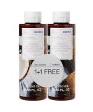 Corrres Coconut Water 1 +1 revitalizing shower gel at the advantage set vegan dermatologically tested coconut & sea salt fragrance 2x 250 ml coconut 1 ml (1 Pack) - Buy Online on GoSupps.com