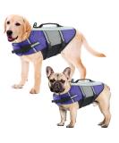 Alagirls Adjustable Dog Life Jacket - Ripstop Water Safety for Swimming & Boating | Purple Size S (40-50cm Chest) - Buy Online on GoSupps.com