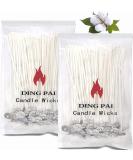 100pcs 6 Pre-Waxed Cotton Candle Wicks for Candle Making - Low Smoke, DIY Candle Style 1 - Buy Online on GoSupps.com