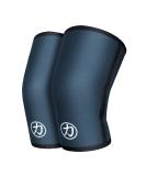 Strength Shop 7mm Neoprene Knee Band for Men & Women - Tear-Resistant IPF Competition Knee Sleeves for Powerlifting - Gray - Buy Online on GoSupps.com