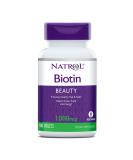 Natrol Biotin Beauty 1000 mcg - Dietary Supplement for Healthy Hair, Skin, Nails & Energy Metabolism - 100 Tablets - Buy Online on GoSupps.com