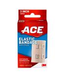 ACE 3 Inch Elastic Bandage with with Clips, Beige, Great for Elbow, Ankle, Knee and More, 1 Count 3 Inch (Pack of 1) Beige - Buy Online on GoSupps.com
