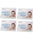 Divchi Baby Disposable Diaper Bag Antibacterial & Fragrant Easy to Bind 800 Pieces (4 Pack) Perfect for Travel | International Shipping - Buy Online on GoSupps.com