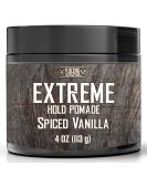 Viking Revolution Spiced Vanilla Hair Pomade - Extreme Hold Water-Based Gel for Men | Strong Hold & High Shine (4oz - Buy Online on GoSupps.com