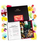 Hallingers Merry Christmas & Happiness: Handmade 24 Salz Christmas Set with Totes Sea Salts & Cookbook - Perfect Mothers Day & Fathers Day Gift Ideas - Buy Online on GoSupps.com