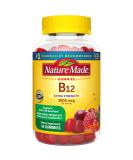 Nature Made Extra Strength Vitamin B12 Gummies, 3000 mcg per serving, B12 Vitamin Supplement for Energy Metabolism Support, 60 Gummy Vitamins, 30 Day Supply - Buy Online on GoSupps.com