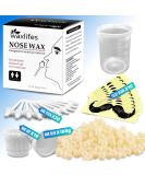 Men's Nose Waxing Kit: Painless Hair Removal with 20 Wax Sticks - Long-lasting Results - Buy Online on GoSupps.com