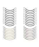 YBB 36 Pcs Ponytail Hooks Hair Clips  Elastic Hair Ties Ponytail Holders for Women Hair Styling (Black  Brown and Gold) - Buy Online on GoSupps.com