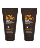 PIZ BUIN Tan & Protect Tan Intensifying Lotion SPF 15 150ml Pack of 2 - Buy Online on GoSupps.com