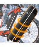 Universal E-Bike Battery Protective Cover with Reflectors - Thermal Protection for 28-42 cm Frames | Cold & Dirt Resistant Neoprene Accessories - Buy Online on GoSupps.com