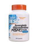 Doctor's Best Synergistic Glucosamine MSM Formula - 180 Capsules for Joint Health - Buy Online on GoSupps.com