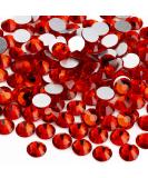 Yantuo Rhinestones Flat Back Red ss16 1440pcs Lt.Siam 4mm Round - DIY Bling Nail Art Craft Decorations - Buy Online on GoSupps.com