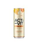 Acti-Vit Sparkling Tropical Flavour Vitamin Water Cans | B Vitamins B5 B6 B9 B12, Vitamin C, D, Zinc & Magnesium | Zero Sugar | 12x 330ml | Tropical Boost - Buy Online on GoSupps.com
