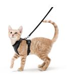 Rabbitgoo Cat Dishes & Black Soft Harness Set - Breakout-Proof Cat Breastplate for Safe Adventures - Buy Online on GoSupps.com