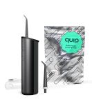 Buy Quip Water Flosser - Cordless Adjustable Pressure Teeth Cleaner with 360 Rotating Tip | Rechargeable All-Black Dental Pick - International Shipping Available - Buy Online on GoSupps.com