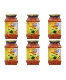 Ashoka Mango Pickle Hot - 500g (Pack of 6) | Authentic Indian Spicy Pickle for Culinary Adventures | Great Flavour | Spicy & Sour | Vegan - Buy Online on GoSupps.com