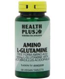 Health Plus Amino L-Glutamine 500mg Supplement - 60 Tablets - Buy Online on GoSupps.com