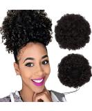 Large Size Short Kinky Curly Afro Puff Drawstring Ponytail Extension 2#(90g) - Buy Online on GoSupps.com