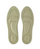 Orthotic Arch Support Insole for Flat Feet - Memory Foam Shoe Pad for Plantar Fasciitis Comfort (Women - Gold - Buy Online on GoSupps.com