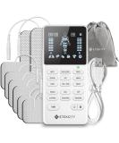 Etekcity TENS Unit Muscle Stimulator Machine with Replacement Pads for Pain Relief Multi-Modes, FSA HSA Approved Products, FDA Cleared 4 Channels Rechargeable Electric Pulse Massager - Buy Online on GoSupps.com