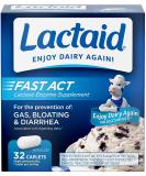 LACTAID Fast Acting Caplets - 64 Caplets (2 Pack) - Buy Online on GoSupps.com