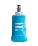FITLY Soft Flask - 5 oz (150 ml) - Shrink As You Drink Soft Water Bottle for Hydration Pack - Folding Water Bottle For Running & Hiking - Portable Water Flask - Running Water Bottle (FLASK150) 5oz / 150ml Blue - Buy Online on GoSupps.com