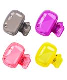 Fowecelt Toothbrush Covers - 4Pcs Head Cap for Traveling, Family, Camping - Yellow - Buy Online on GoSupps.com