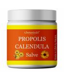 Propolis Calendula Salve: Soothing Balm Moisturizer Ointment - 2oz (Pack of 1) | Made in USA - Buy Online on GoSupps.com