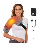 Buy Heated Shoulder Brace - Portable Cordless Heating Pad with 3 Heat Settings for Men & Women - One Size Fits All - Buy Online on GoSupps.com