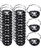 26PCS Black Pirate Eye Patches - Skull Eye Masks for Adults | Perfect for Halloween & Christmas Party Favors - Buy Online on GoSupps.com