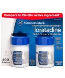 Member's Mark Loratadine 10mg Antihistamine (Compare to Claritin), 400-Count - Buy Online on GoSupps.com