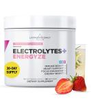 Livingood Daily Electrolytes Powder - Sugar Free Keto Hydration with Vitamin C & Taurine - 30 Servings Strawberry Lemonade Mix - Buy Online on GoSupps.com