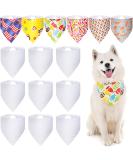 15 Piece Sublimation Pet Bandana & Bib Set - DIY Triangle Scarf for Dogs & Cats - Buy Online on GoSupps.com