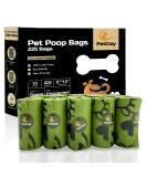 Petclay Biodegradable Dog Poop Bags - 225 Leak Proof & Thick Waste Bags - Buy Online on GoSupps.com